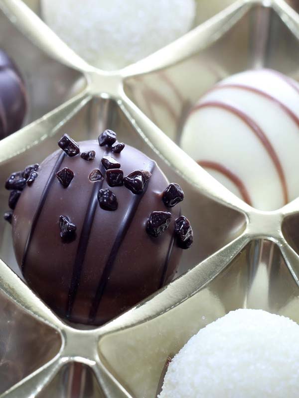 Box of assorted chocolate