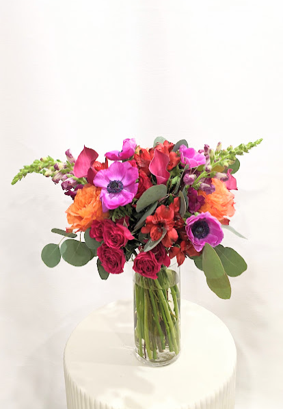 Camélia | Bold Jewel-Tone Garden Arrangement | Charlotte, NC