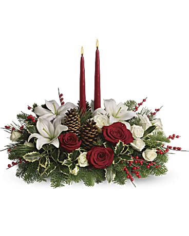 Teleflora Xmas Eve Centerpiece